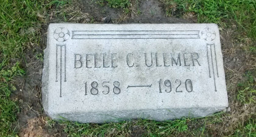 Belle Ullmer Headstone at Rosehill