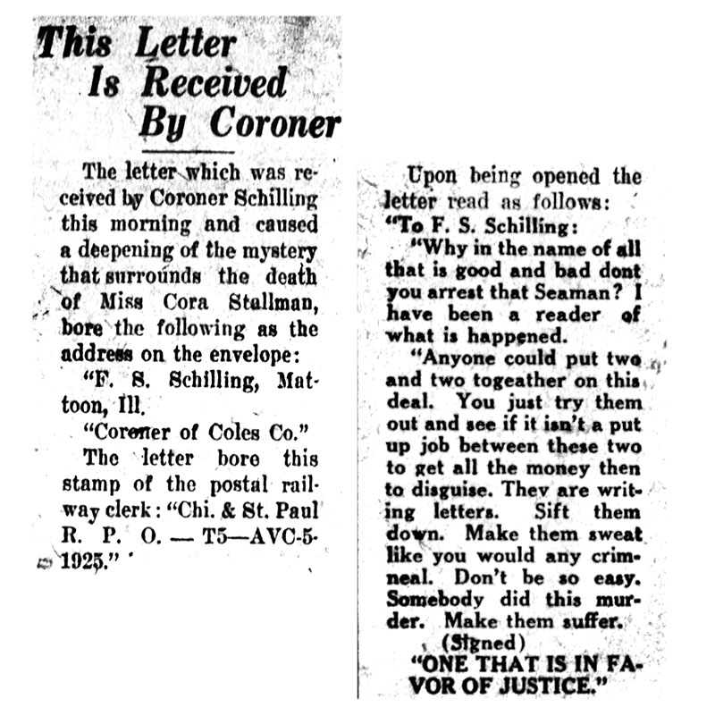 Mattoon Daily Journal-Gazette; Aug. 6, 1925