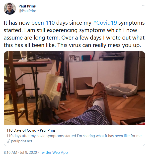 Screenshot_2020-07-29 (1) Paul Prins on Twitter It has now been 110 days since my #Covid19 symptoms started I am still expe[...]