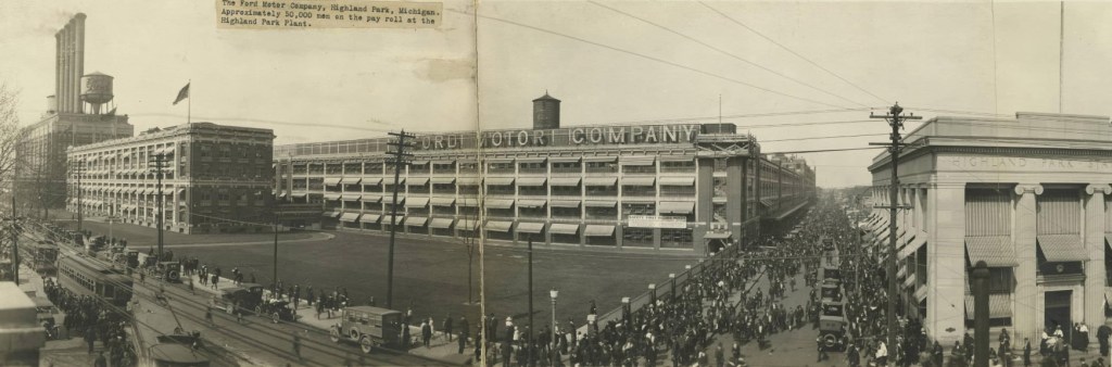 Ford Motor Company's Highland Park plant, 1913.